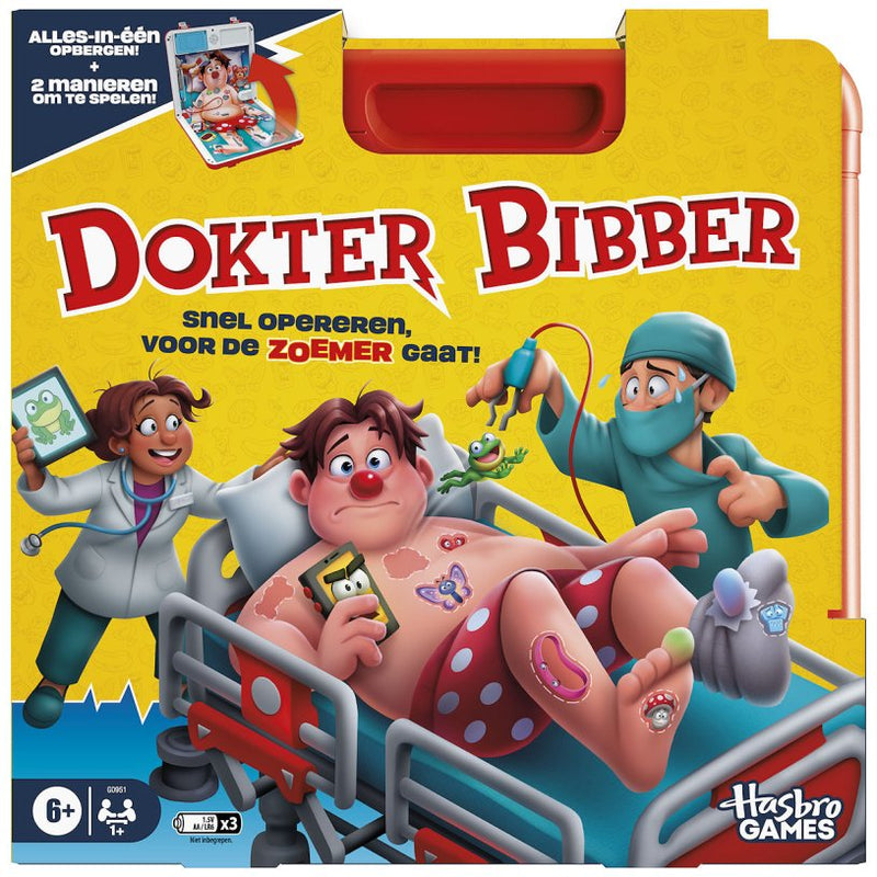 Load image into Gallery viewer, Hasbro dokter bibber - actiespel - nederlandstalig
