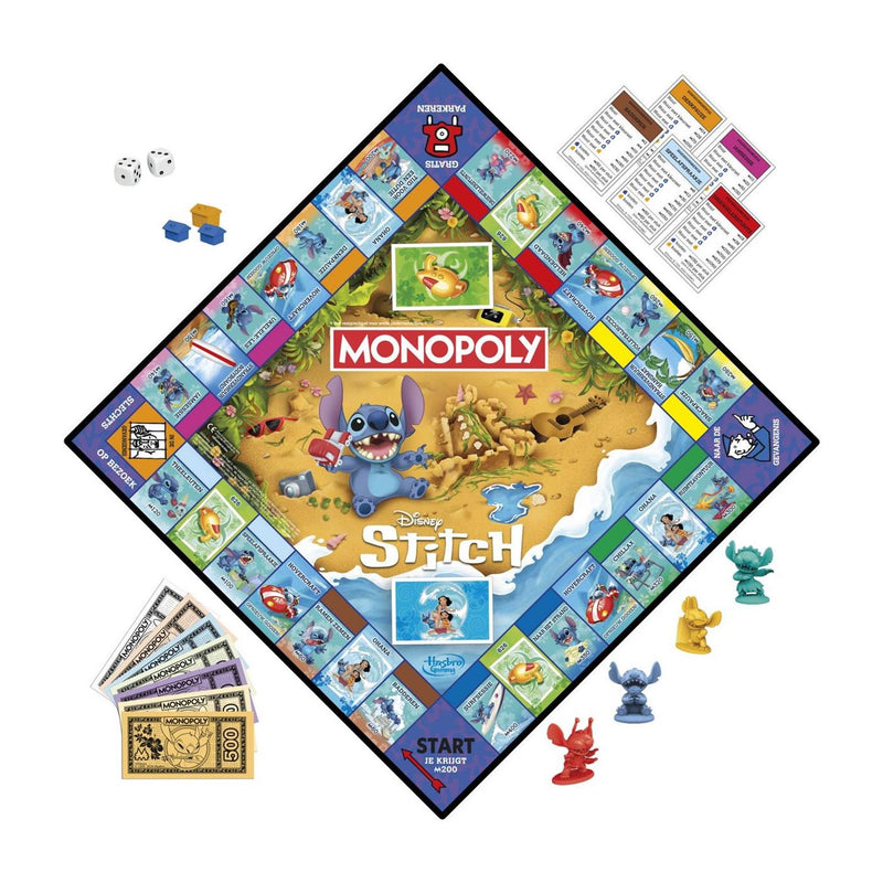 Load image into Gallery viewer, Hasbro monopoly stitch - nederlandse editie - gezelschapsspel
