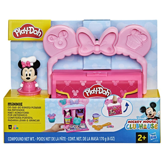 Hasbro play-doh disney junior minnie on-the-go bakery playset