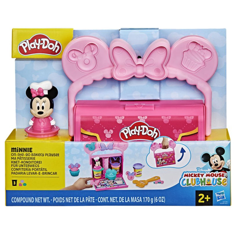 Load image into Gallery viewer, Hasbro play-doh disney junior minnie on-the-go bakery playset
