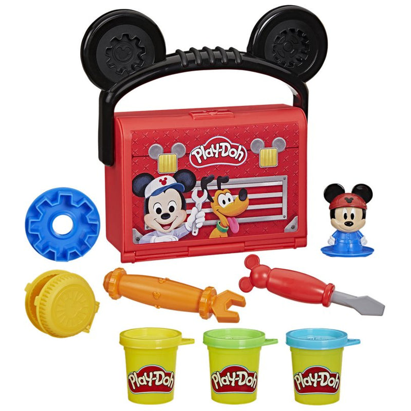 Load image into Gallery viewer, Hasbro play-doh disney junior mickey on-the-go garage playset
