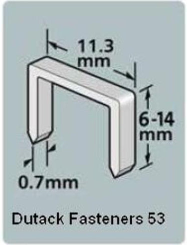 Dutack brad skn12 rvs 30mm p 5000