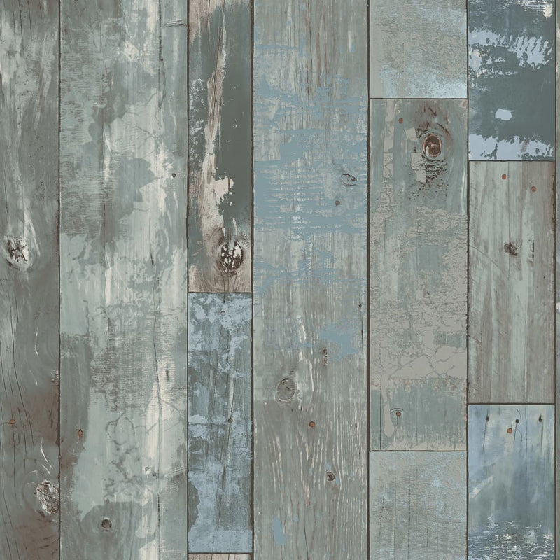 Load image into Gallery viewer, Dutch wallcoverings behang steigerhout grijs-blauw
