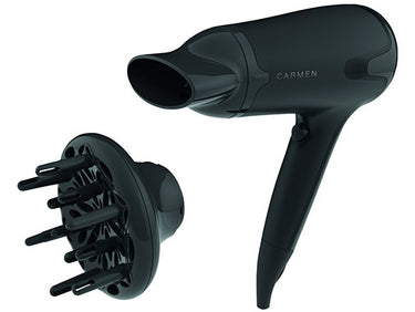 Carmen hd1695 föhn high performance volume 1700w zwart