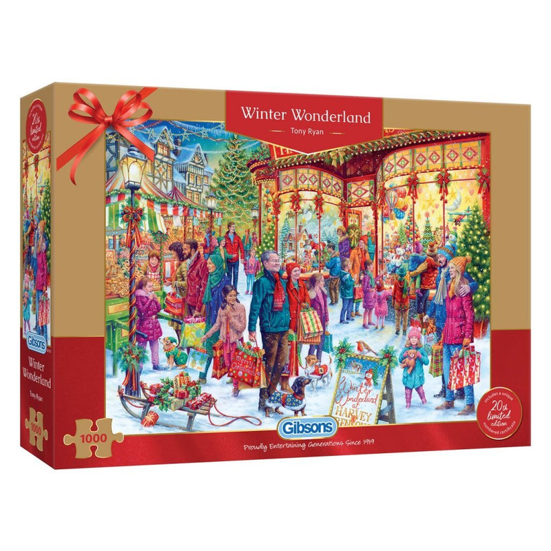 Load image into Gallery viewer, Gibsons Gibsons Puzzel Winter Wonderland 1000 Stukjes
