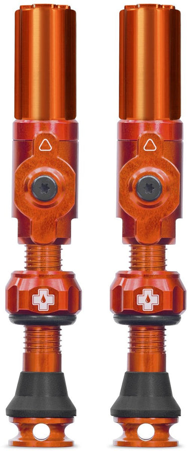 Muc-off v2 tubeless ventielset 60 mm, oranje