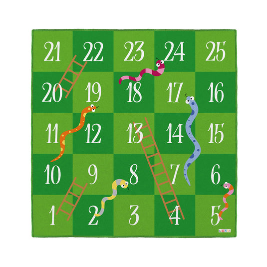 Achoka Speelkleed Slangen en Ladders, 200x200cm