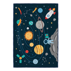 Achoka speelkleed zonnestelsel, 100x150cm