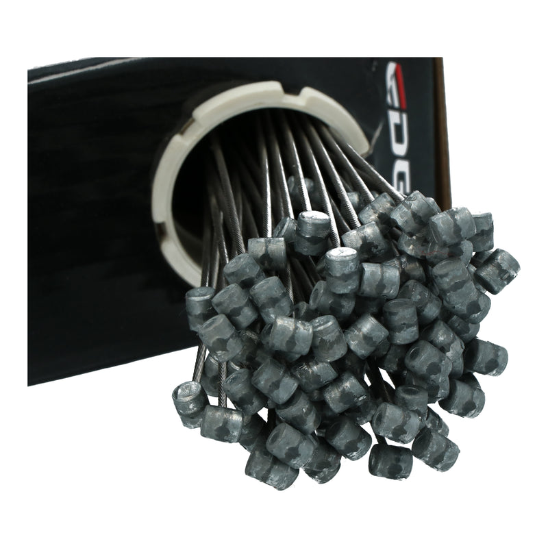 Load image into Gallery viewer, Edge rem binnenkabel 2250mm rvs1,5mm 1x19 draad rvs - 6 x 7 t-nippel (100 stuks)
