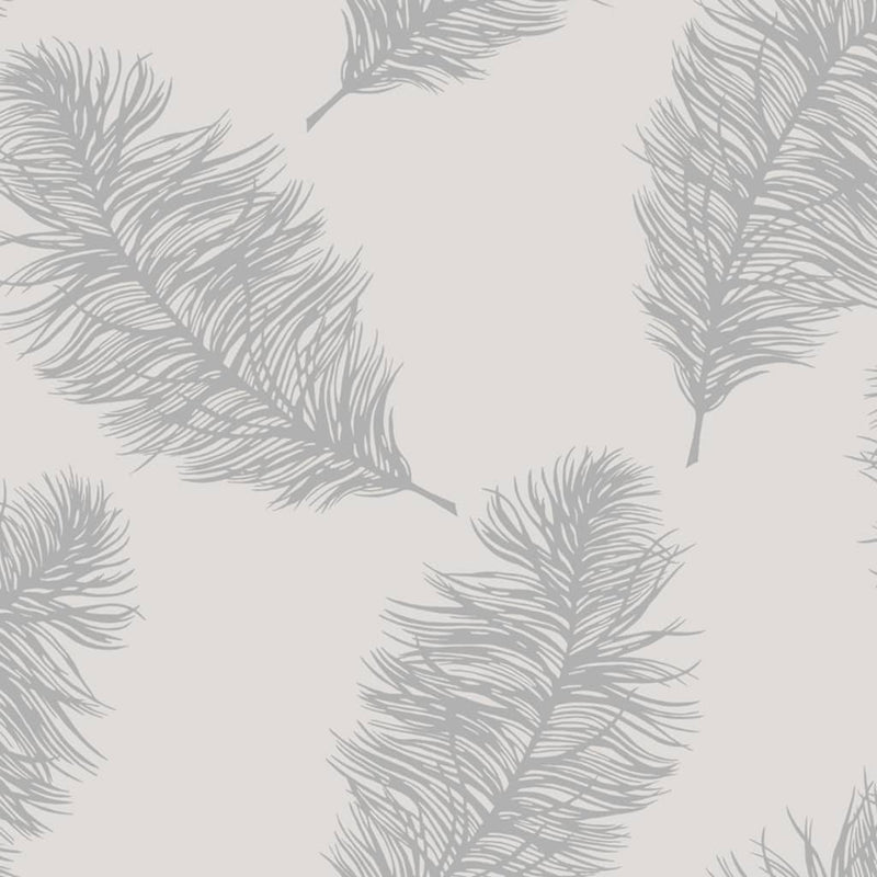 Load image into Gallery viewer, Dutch wallcoverings behang fawning feather lichtgrijs
