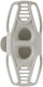 Bone collection Telefoonhouder Bone Bike Tie 3 voor stuurpenbevestiging grijs