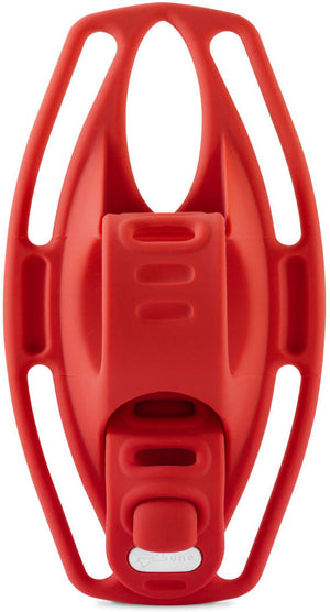 Bone collection Telefoonhouder Bone Bike Tie 3 voor stuurbevestiging rood