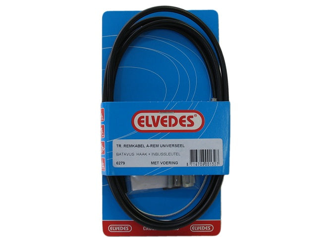 Load image into Gallery viewer, Trommelremkabel achter met haak (universeel)
