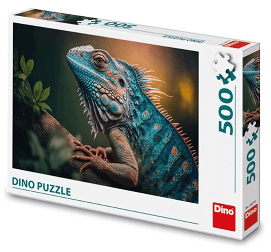 Dinotoys dino puzzel van een leguaan - 500 stukjes