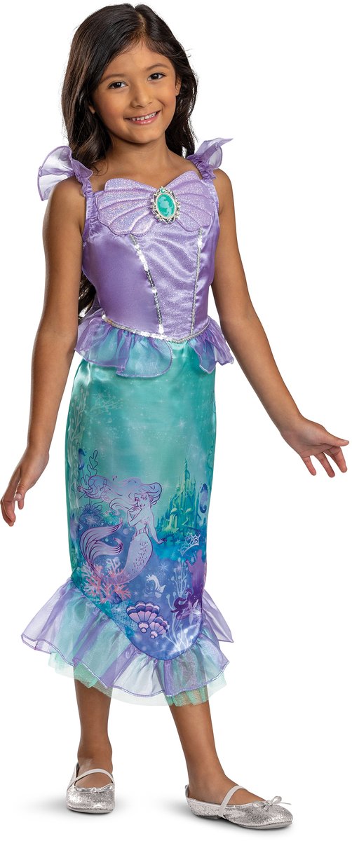 Disguise disney princess ariele storybook classic kinderkostuum m (7-8 jaar)