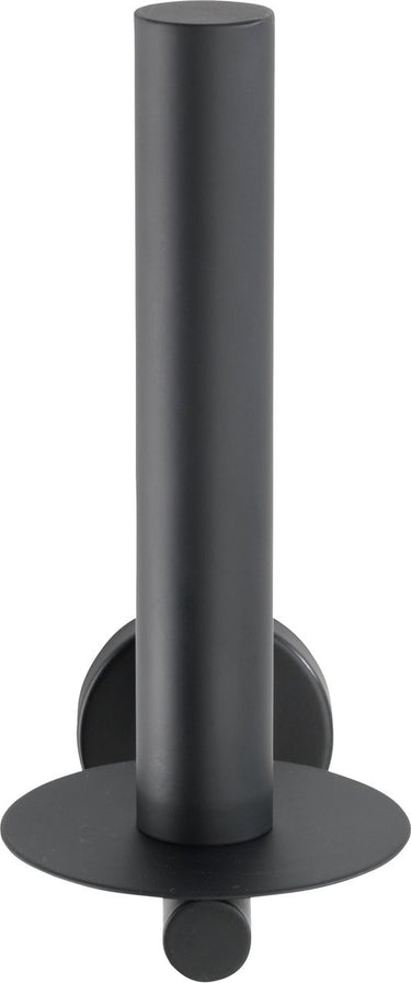 Wenko reserverolhouder bosio rvs zwart mat - toiletrolhouder - toiletpapier houder - wc rolhouder