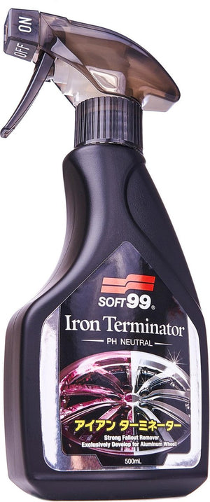 Soft99 iron terminator spray - velgenreiniger 500ml