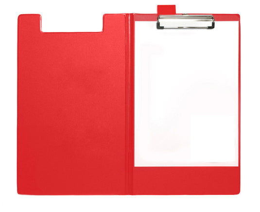 Seco se-570-pvc-rd klembord a4+ m klep rood