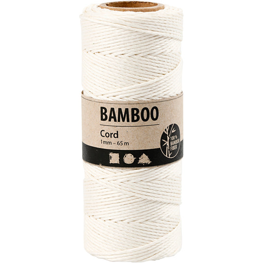 Creativ company https: www.cchobby.nl bamboekoord-dikte-1-mm-wit-65-m-1-rol