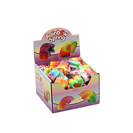 Traploper mini regenboog, 4 cm. 3+