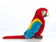 Ln: rode en blauwe ara 24 cm (2 st)