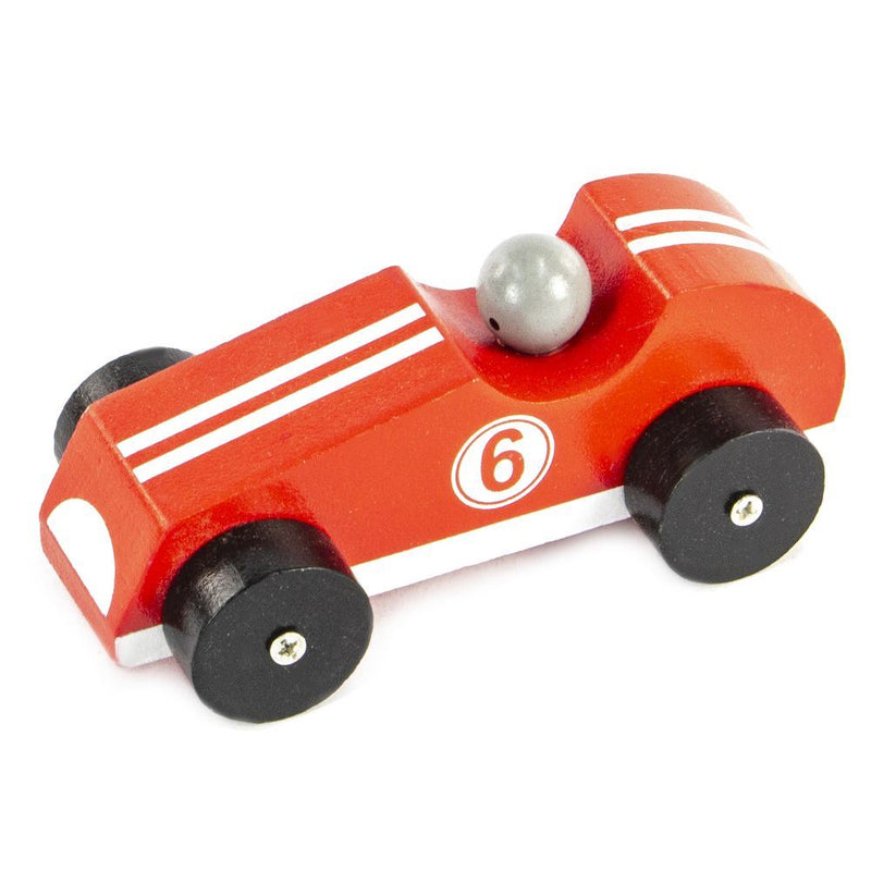 Load image into Gallery viewer, Retro houten racewagen. fsc. 8 stuks. 3+
