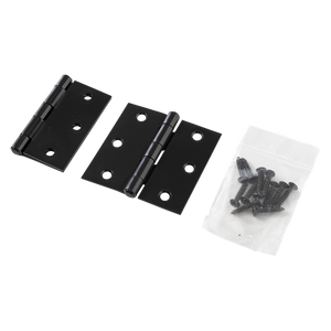 Mack 1071167 - 2 vierkante scharnieren zwart h63 x b63 mm | 5 stuks