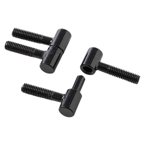 Mack 1071183 - 2 meubel inboorpaumellen zwart ø 9 x 23 mm | 5 stuks