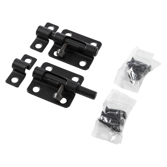 Mack 1071195 - 2 grendels zwart a 45 mm b 19 mm | 6 stuks