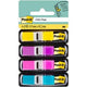 Post-it index smal | 4 x 35 tabs | geel | paars | roze en helderblauw