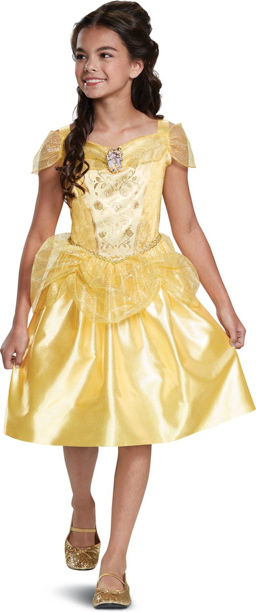 Disguise disney prinses - beauty the beast, belle classic , maat s (5 - 6 jaar), meisjes