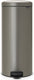 Brabantia newicon prullenbak - 30 liter - platinum