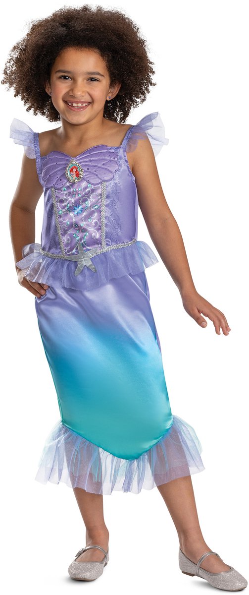 Disguise disney prinses ariele klassiek kinderkostuum m (7-8 jaar)