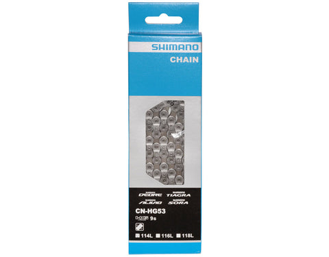 chain CN-HG53 1/2 X 3/32 9S 116 links silver