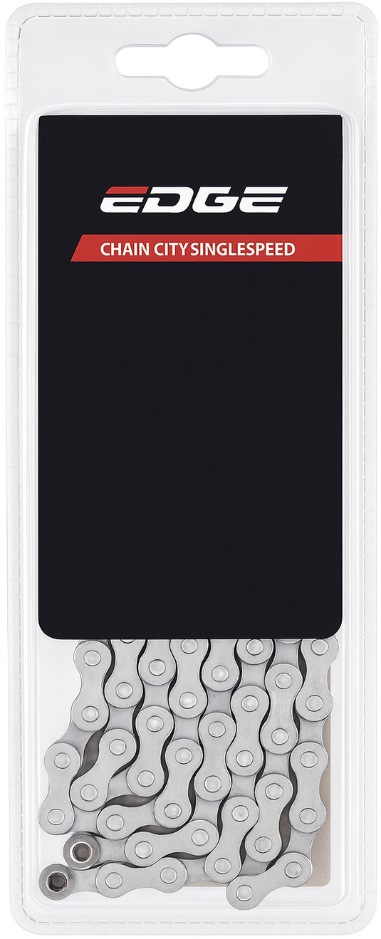Edge fietsketting city 1 2 x 1 8 112 links - anti roest