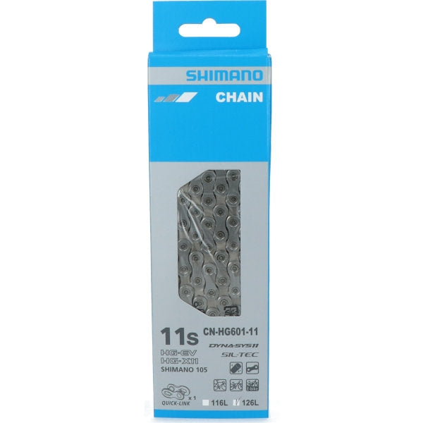 Shimano chain 126 105 11S CN-HG601-11 with QuickLink