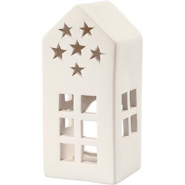 Https: www.cchobby.nl waxinelichthouder-huis-h-16-cm-afm-7x7-cm-wit-8-stuk-1-doos