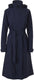 Agu trench coat long urban outdoor - dames regenjas - blauw - maat xxl