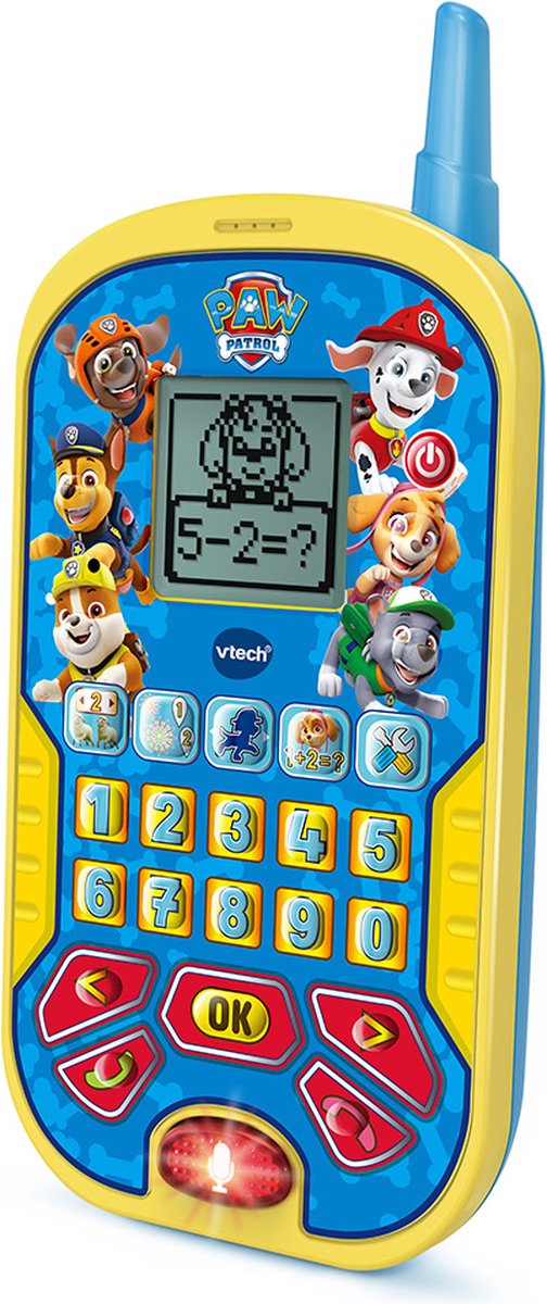 Vtech paw patrol leertelefoon educatief kinderspeelgoed.