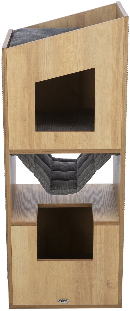 Trixie citystyle - cat tower - bruin grijs - krabpaal - 105 cm