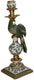 Hd collection kaarsenhouder vogel polyresin 13x13x39cm