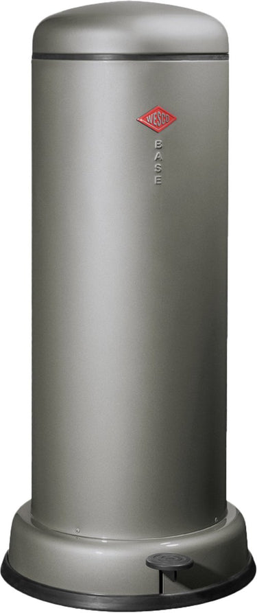 Wesco big baseboy prullenbak met soft close | 30 liter | metaal - grafiet | pedaalemmer