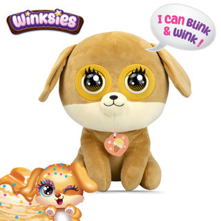 Silverlit winksies caramel puppy - interactieve knuffel in een ijsbeker