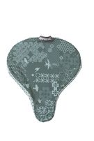 basil bohème - saddle cover - forest green