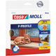 Tesa 1076419 - moll p-profiel l 10m bruin9x5,5mm afdichtingstape | 2 stuks