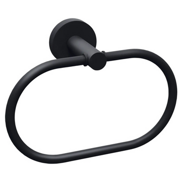 Tesa 1073529 - moon black handdoekring zwart | 1 stuks