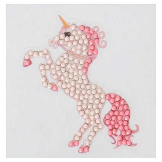 Basic crystal art diamond painting eenhoorn sticker