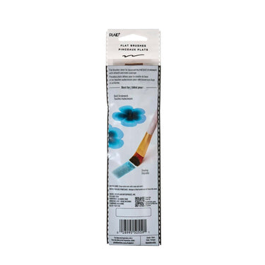 Folkart • brown nylon brush set 3pcs