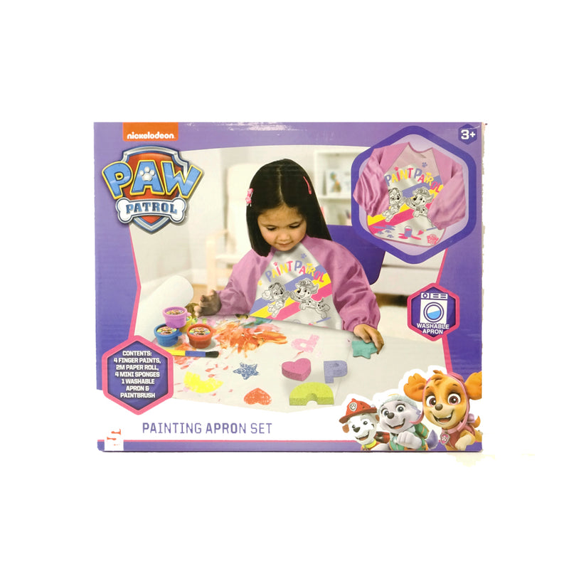 Load image into Gallery viewer, Paw patrol vingerverfset met schort roze
