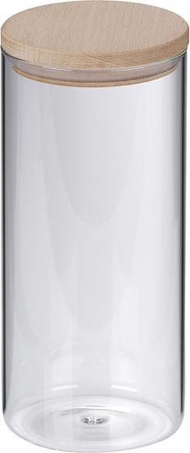 Kela keuken - amelie voorraadpot 1,5 liter - glas - transparant